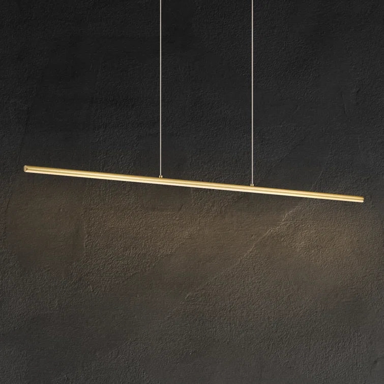 Glowlings 1-Light Modern Minimalist Adjustable Dimmable Linear LED Pendant Light